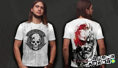 Футболки с полной запечаткой: Metal Gear Solid